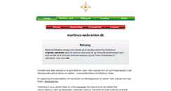 Desktop Screenshot of martinus-webcenter.dk